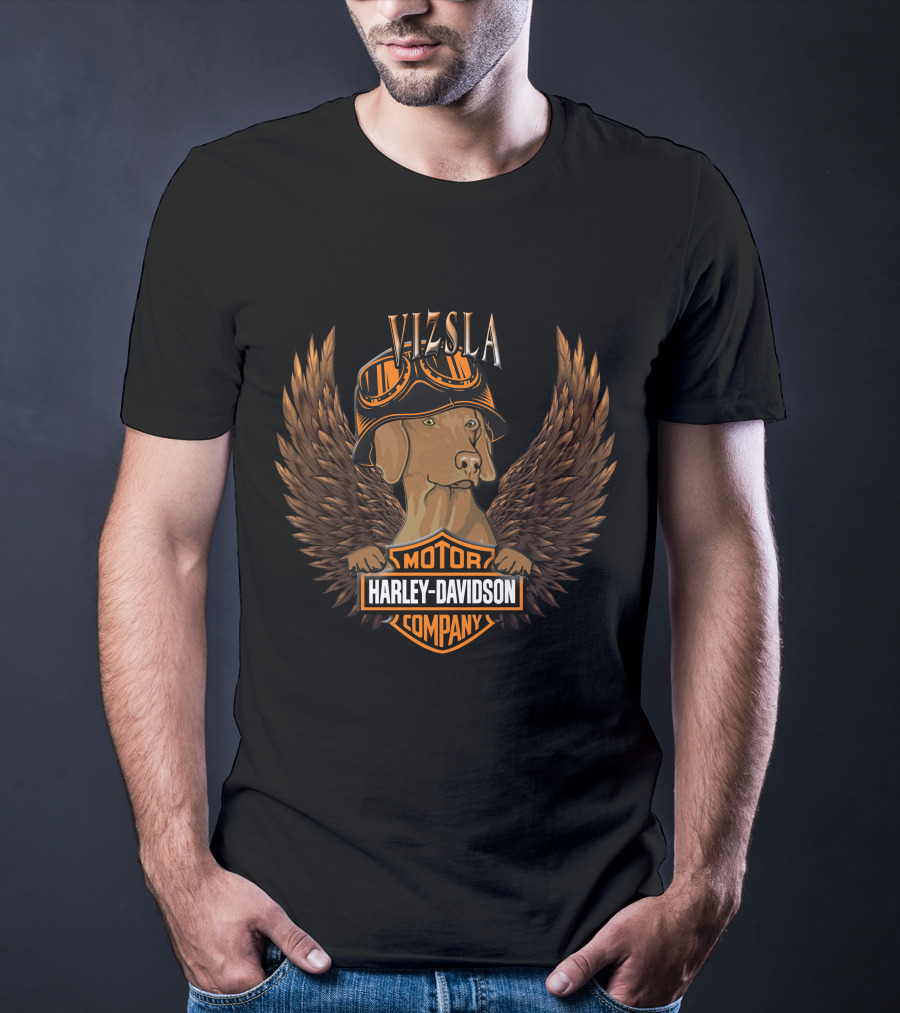 Harley Davidson Vizsla Wings Motor Company T-Shirt