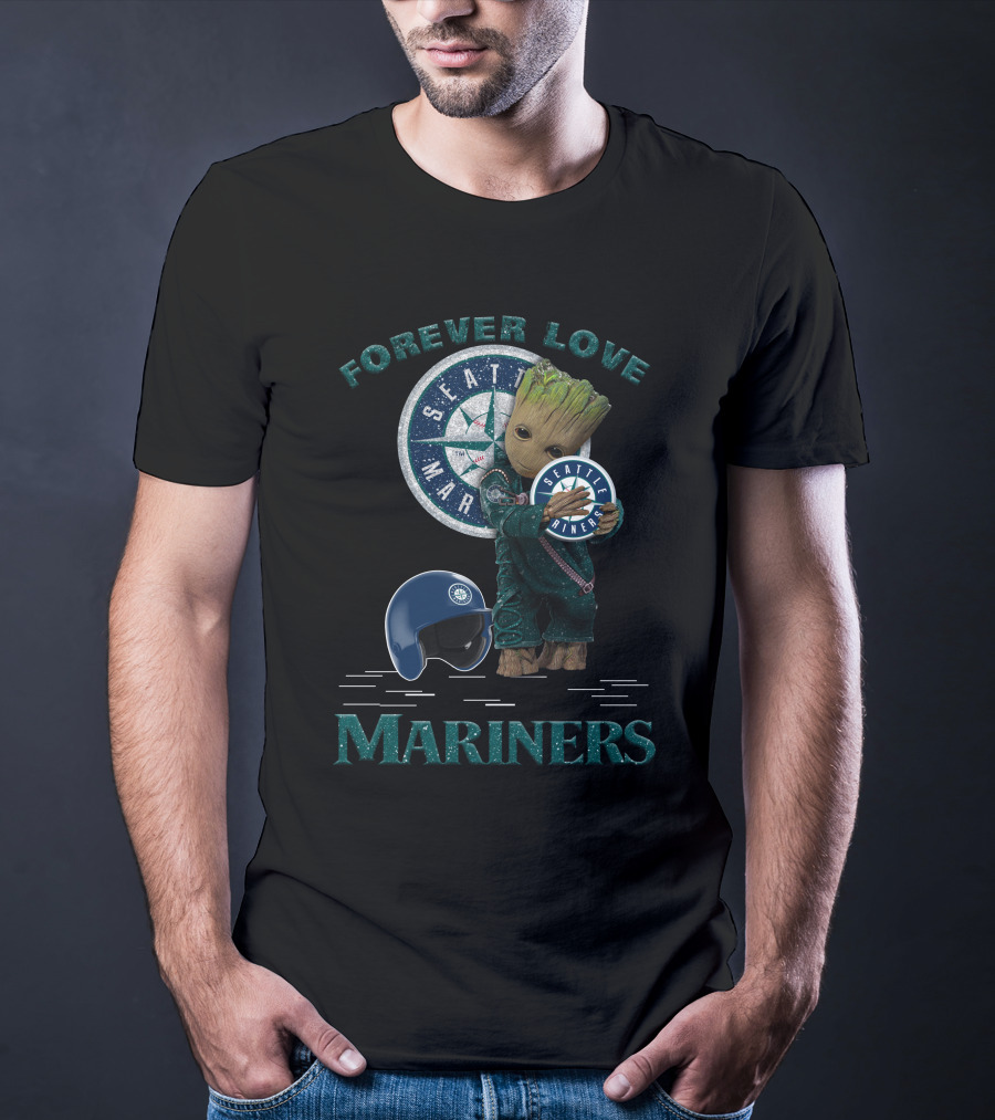 Forever Love Groot Seattle Mariners MLB Fans T-Shirt