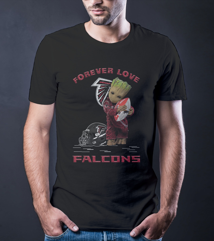 Forever Love Falcons Groot Football Atlanta T-Shirt