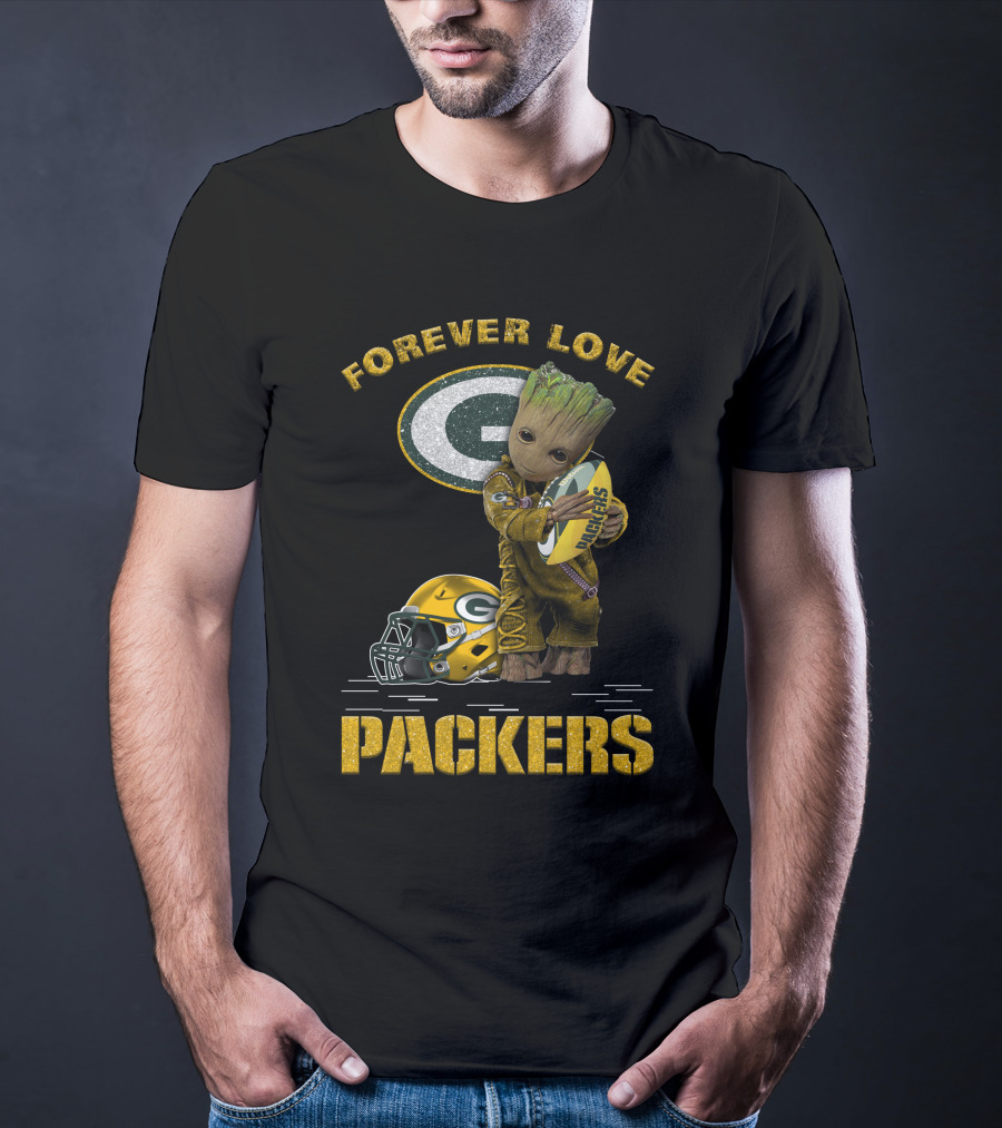 Forever Love Packers Groot Green Bay T-Shirt