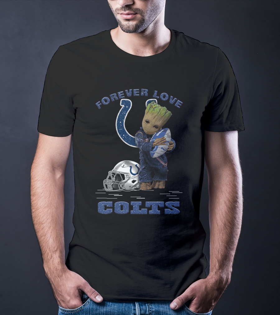 Forever Love Groot Indianapolis Colts Football T-Shirt