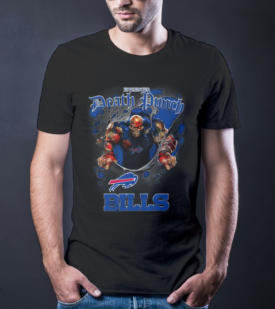 Five Finger Death Punch Bills Buffalo Nfl Football Fans T-Shirt