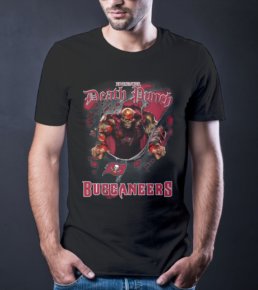 Five Finger Death Punch Nfl Buccaneers Tampa Bay Fans T-Shirt