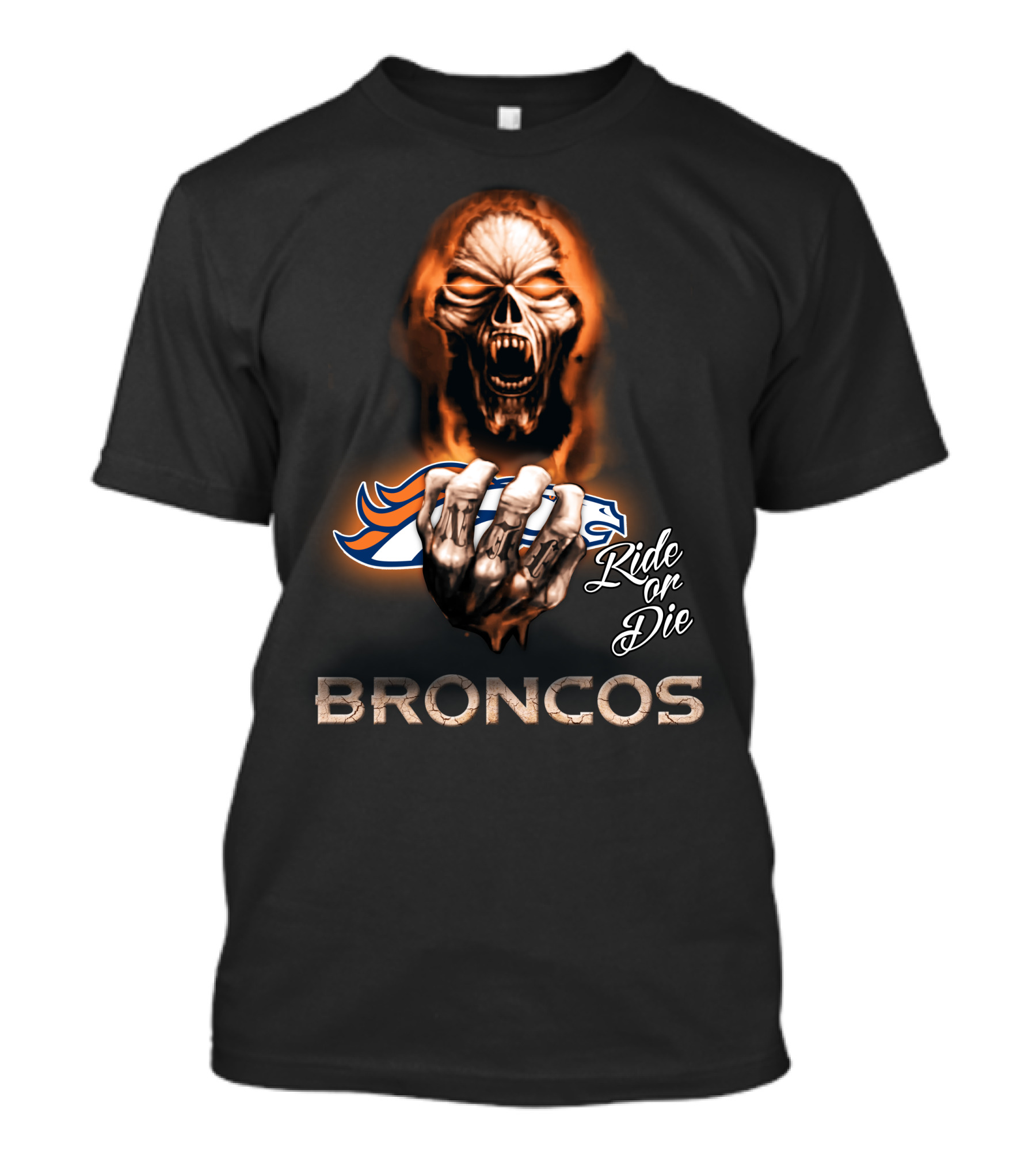 Nfl Denver Broncos Ride Or Die 146 Hd0010 T-Shirt