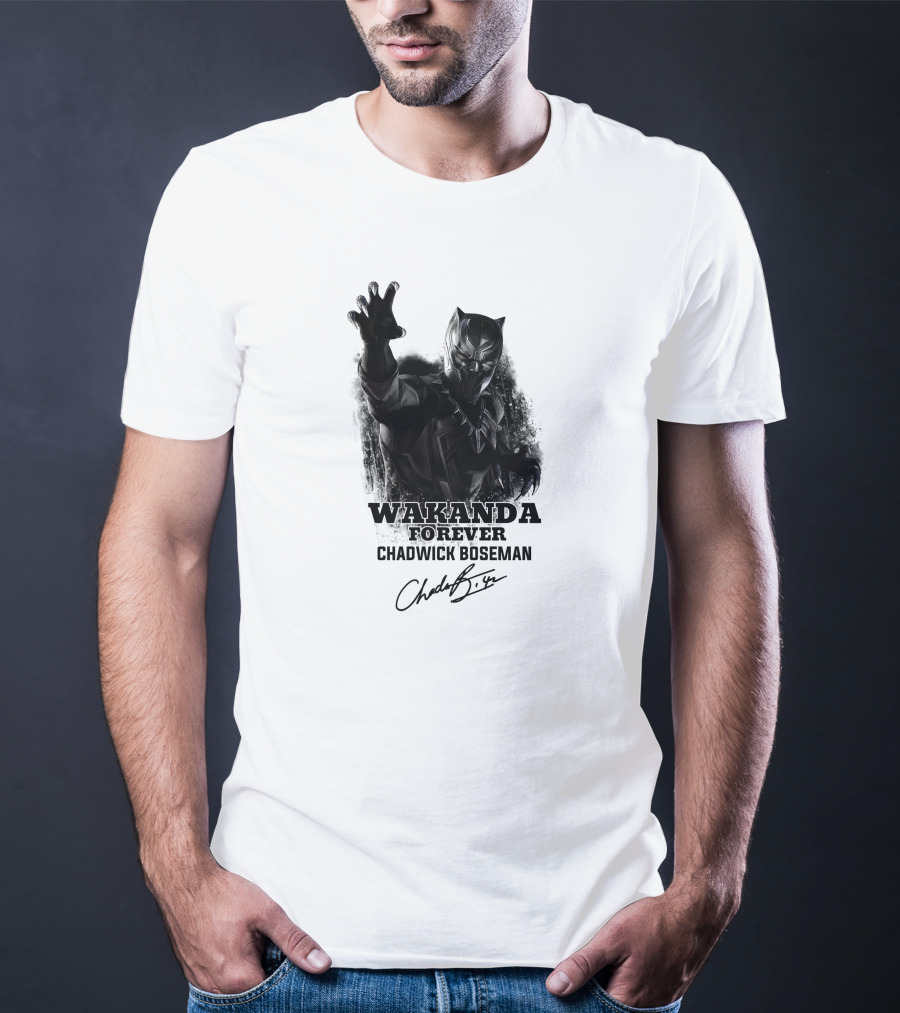 Wakanda Forever Chadwick Boseman T-Shirt