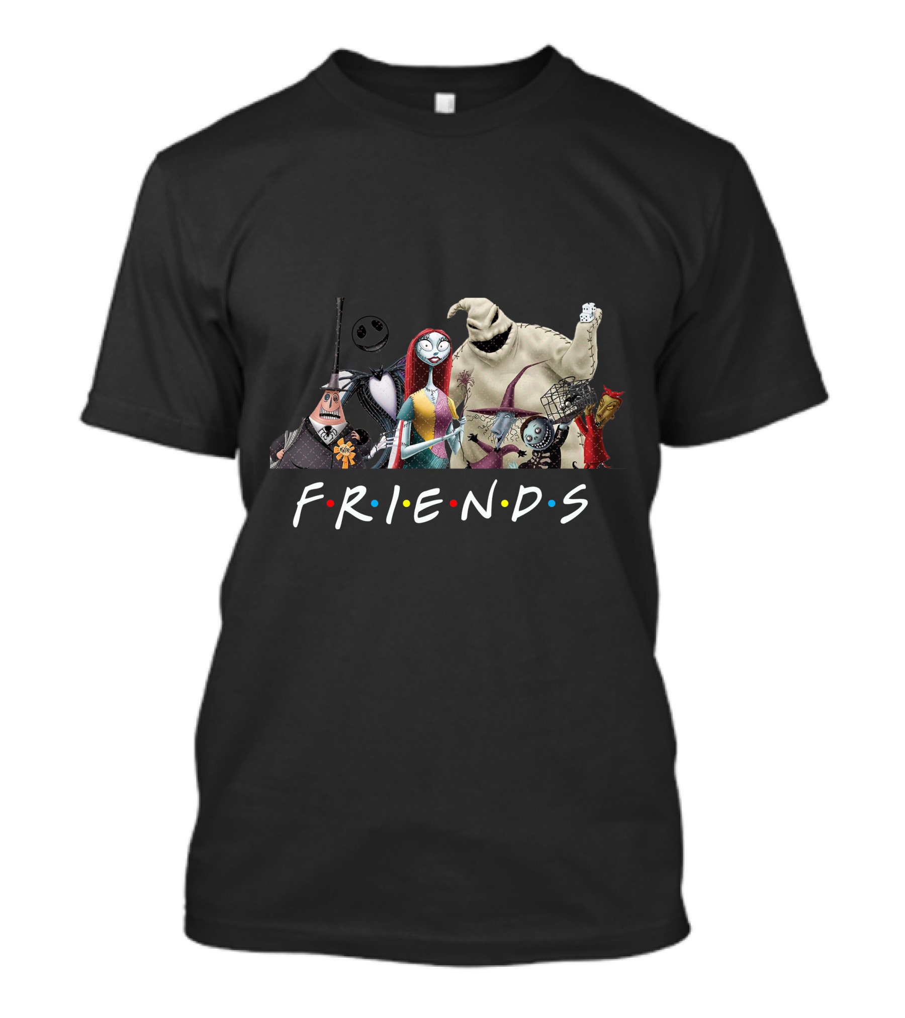 Friends Jack Sally Nightmare Before Christmas T-Shirt