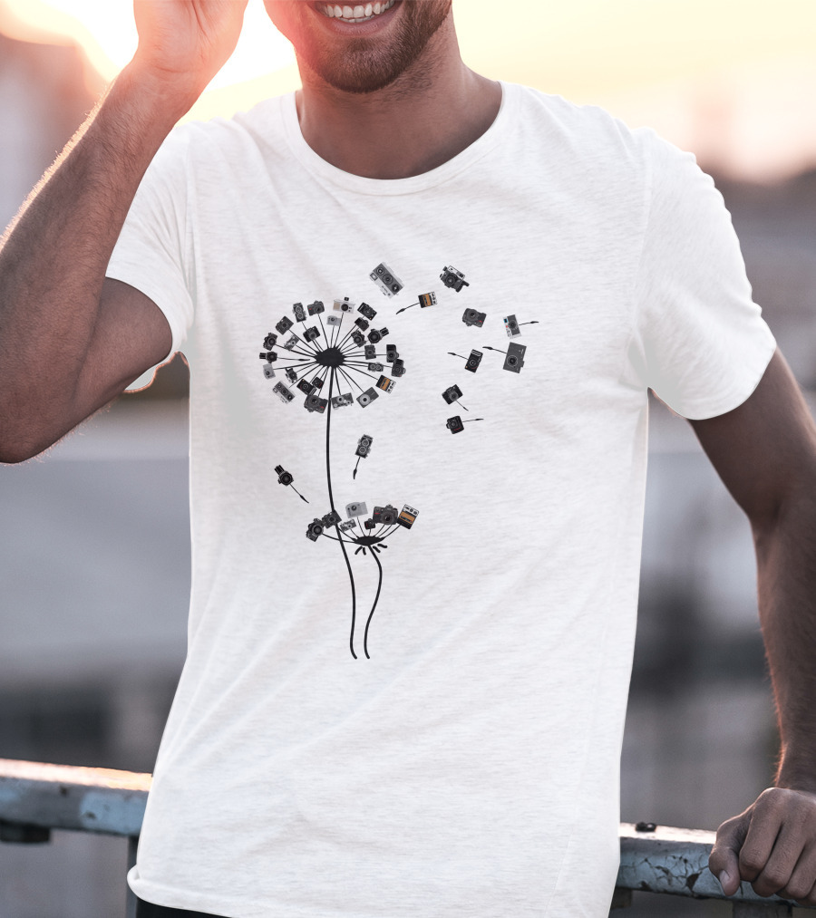 Camera Collection Dandelion T-Shirt
