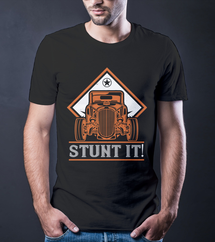 Stunt IT Hot Rod Star Triangle T-Shirt