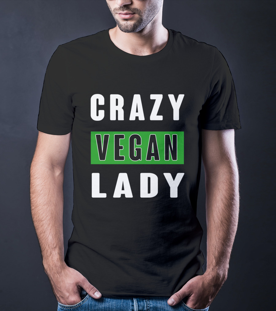 CRAZY VEGAN LADY T-Shirt