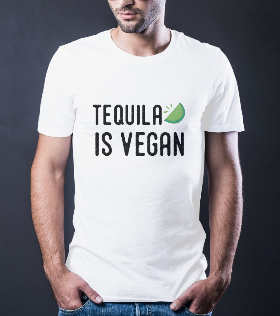 Tequila Is Vegan Lime Slice T-Shirt