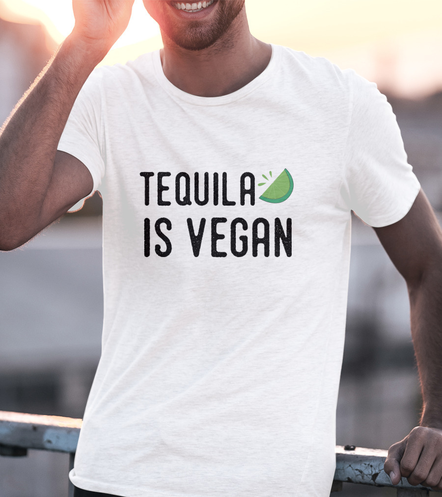 Tequila Is Vegan Lime Slice T-Shirt