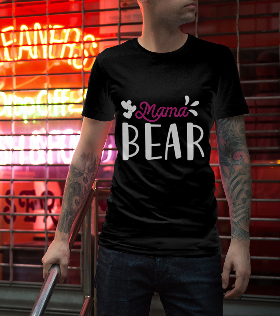 Mama Bear Heart Elements T-Shirt