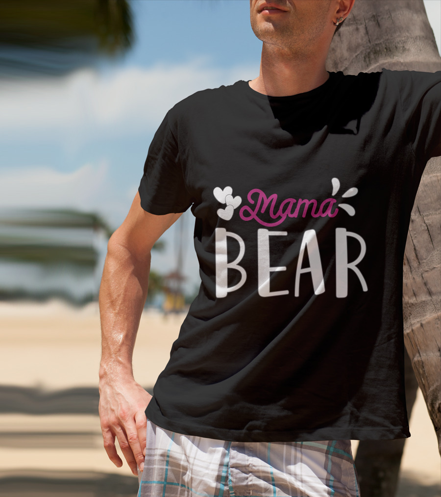 Mama Bear Heart Elements T-Shirt