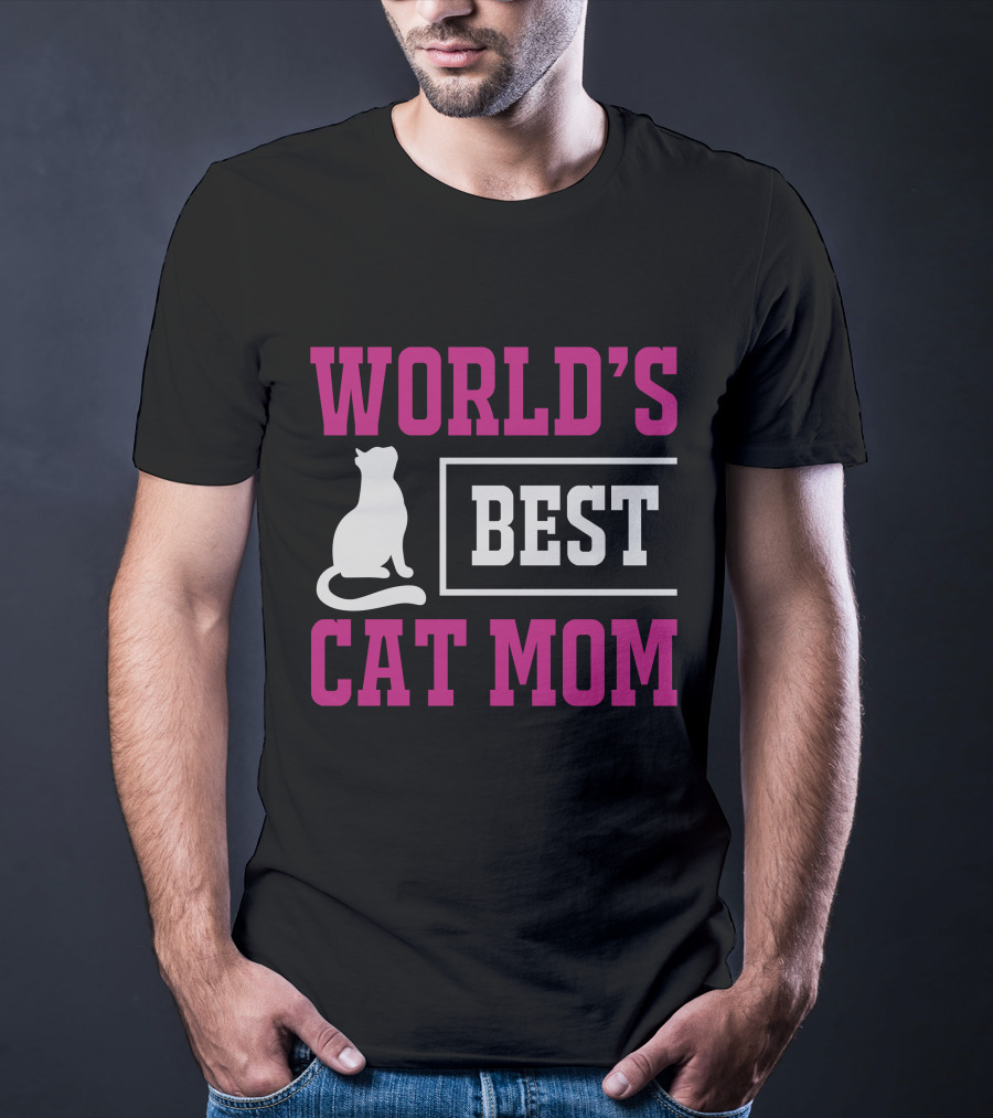 World's Best Cat Mom T-Shirt