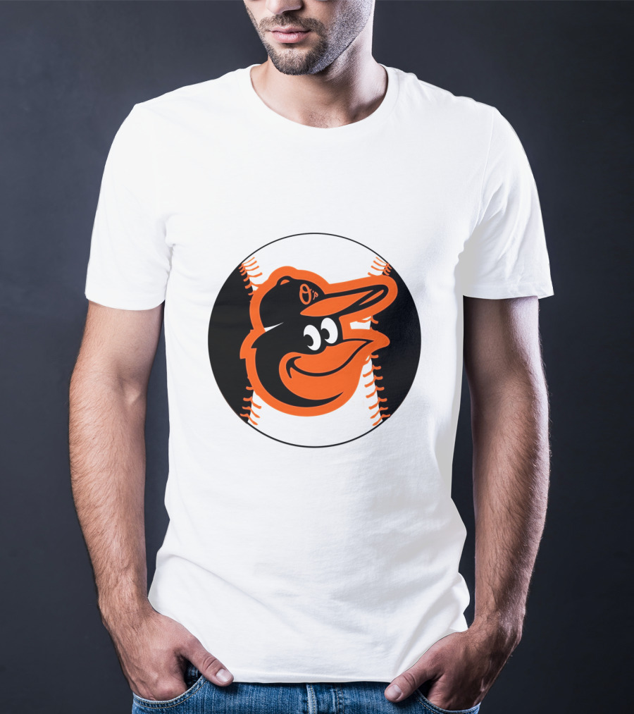 Orioles Baseball Logo Hot Dog Race Fun T-Shirt