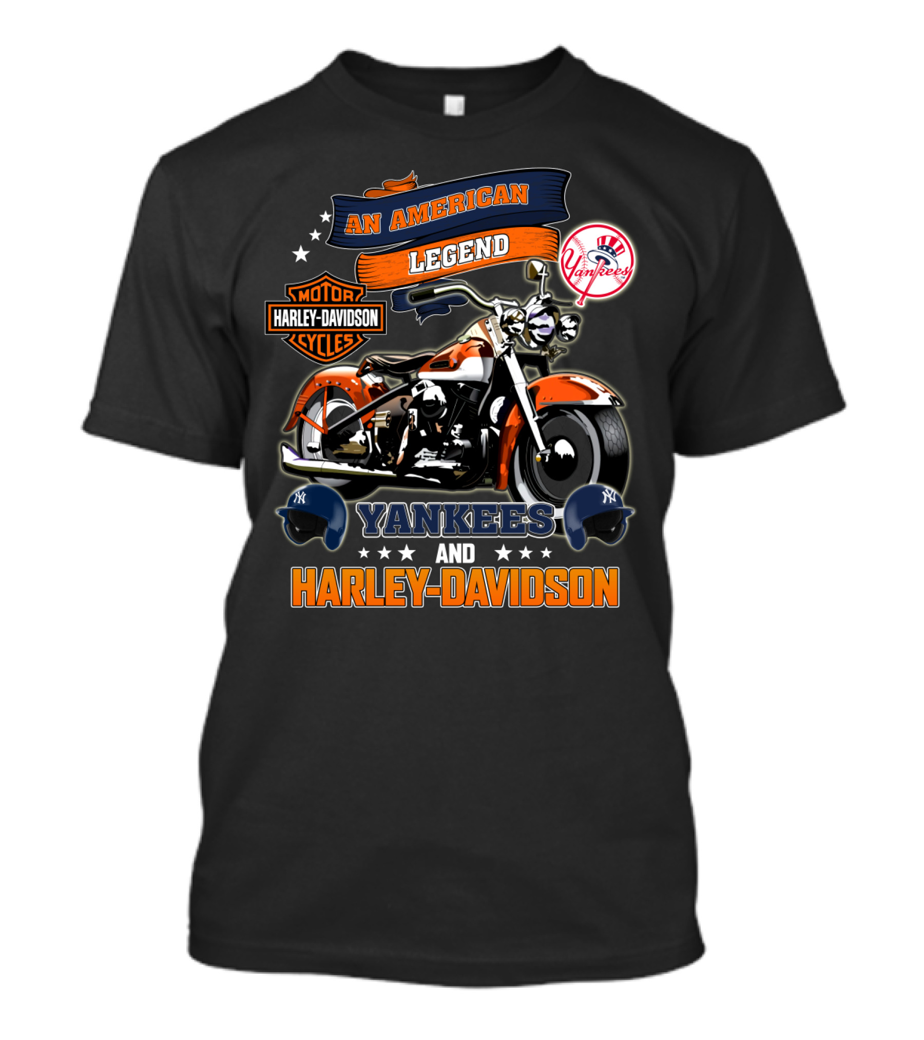 Yankees Harley Davidson An American Legend T-Shirt