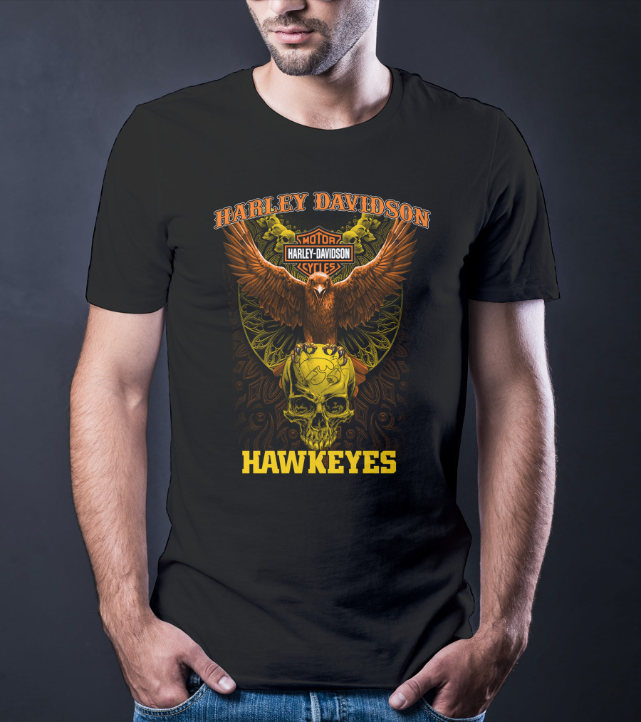 Harley Davidson Motor Hawkeyes Cycles T-Shirt