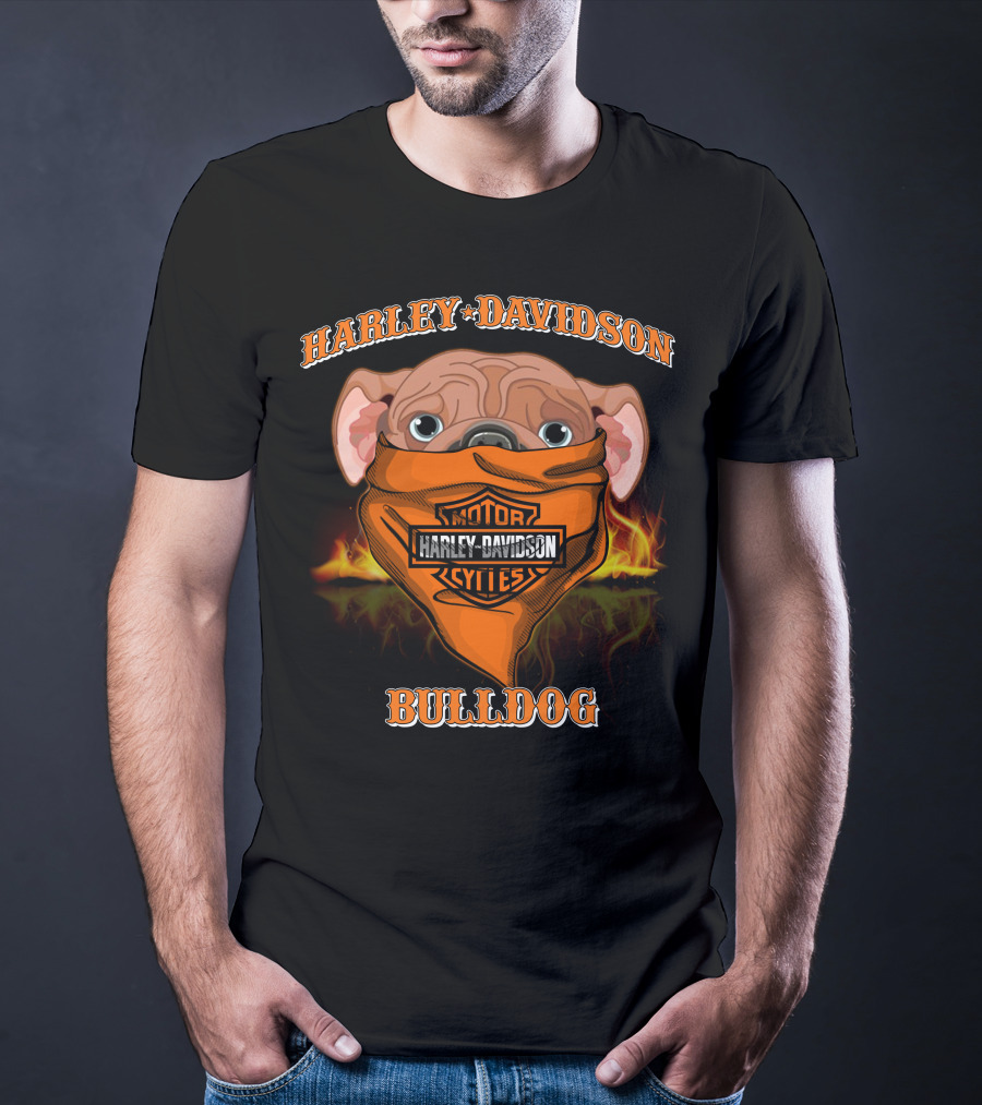 Harley Davidson Bulldog Motor Cycles T-Shirt