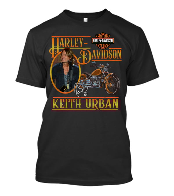 Keith Urban Harley Davidson Motor Cycles T-Shirt
