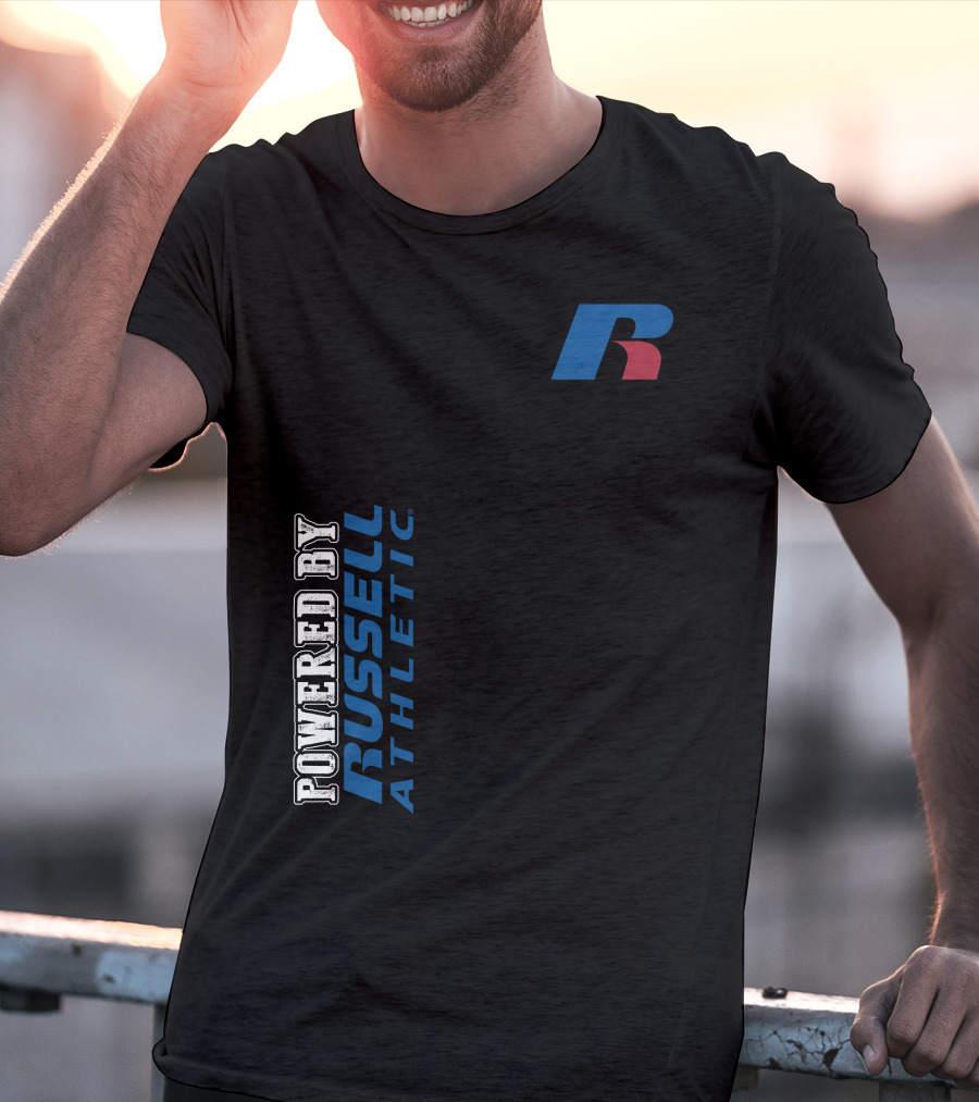 Powered By Russell Athletic R T-Shirt