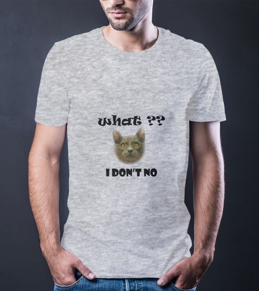 What Cat I Don't No T-Shirt