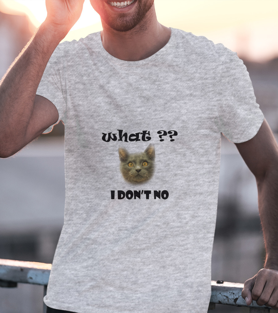 What Cat I Don't No T-Shirt