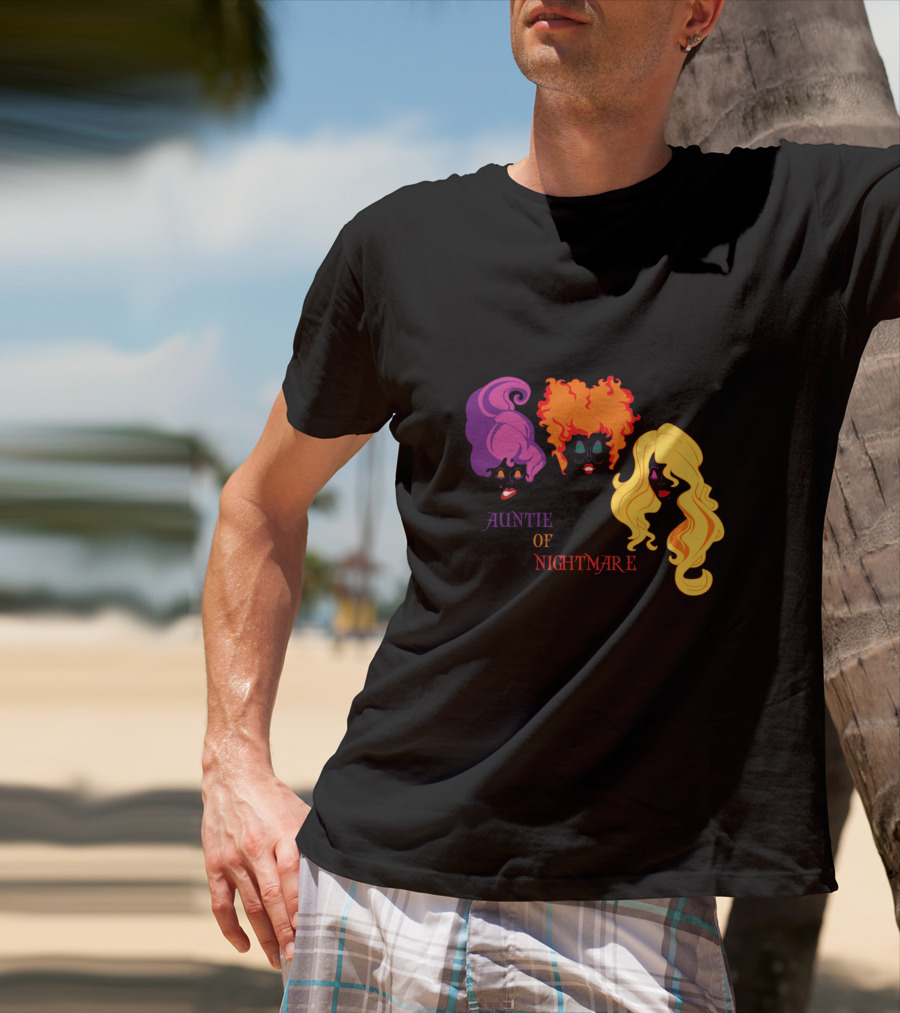 Auntie Of Nightmare Hocus Pocus Witches T-Shirt