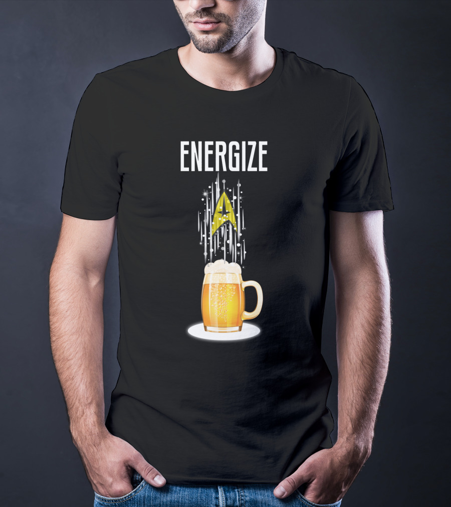 Energize Beer StarTR Badge T-Shirt
