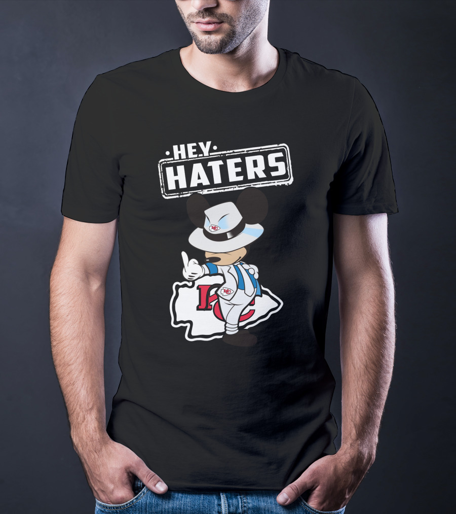 HEY HATERS KC Chiefs Mickey Pose T-Shirt