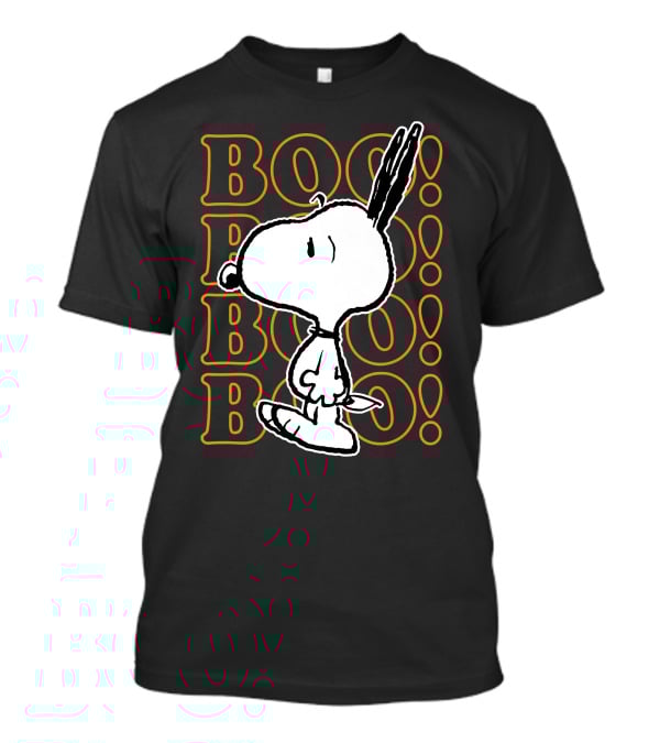 Boo Boo Boo Snoopy Halloween Scared T-Shirt