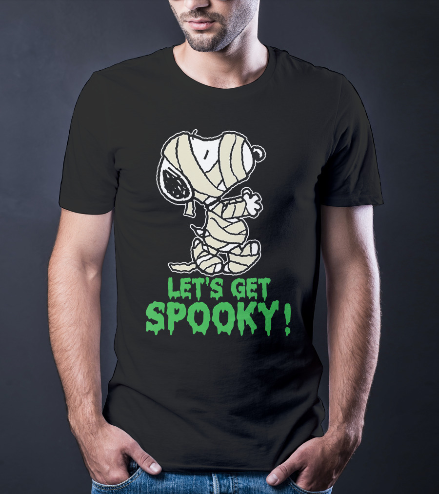Let's Get Spooky Halloween Mummy Costume T-Shirt