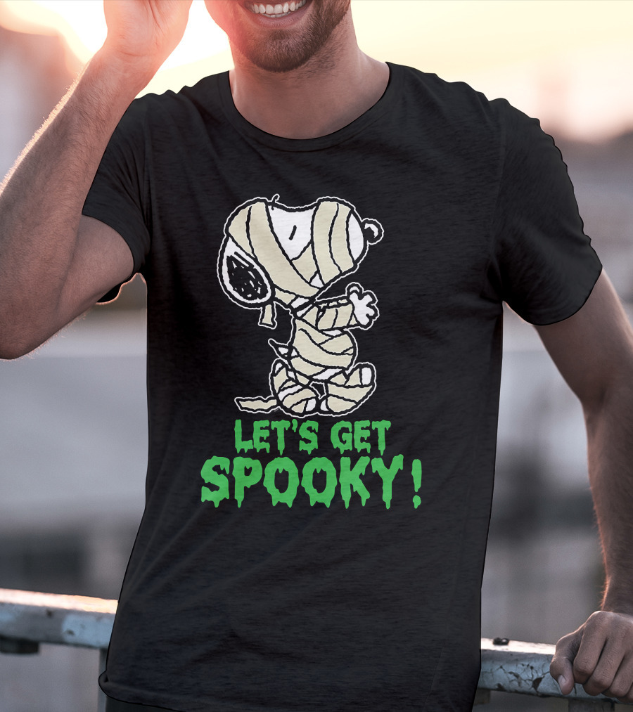 Let's Get Spooky Halloween Mummy Costume T-Shirt