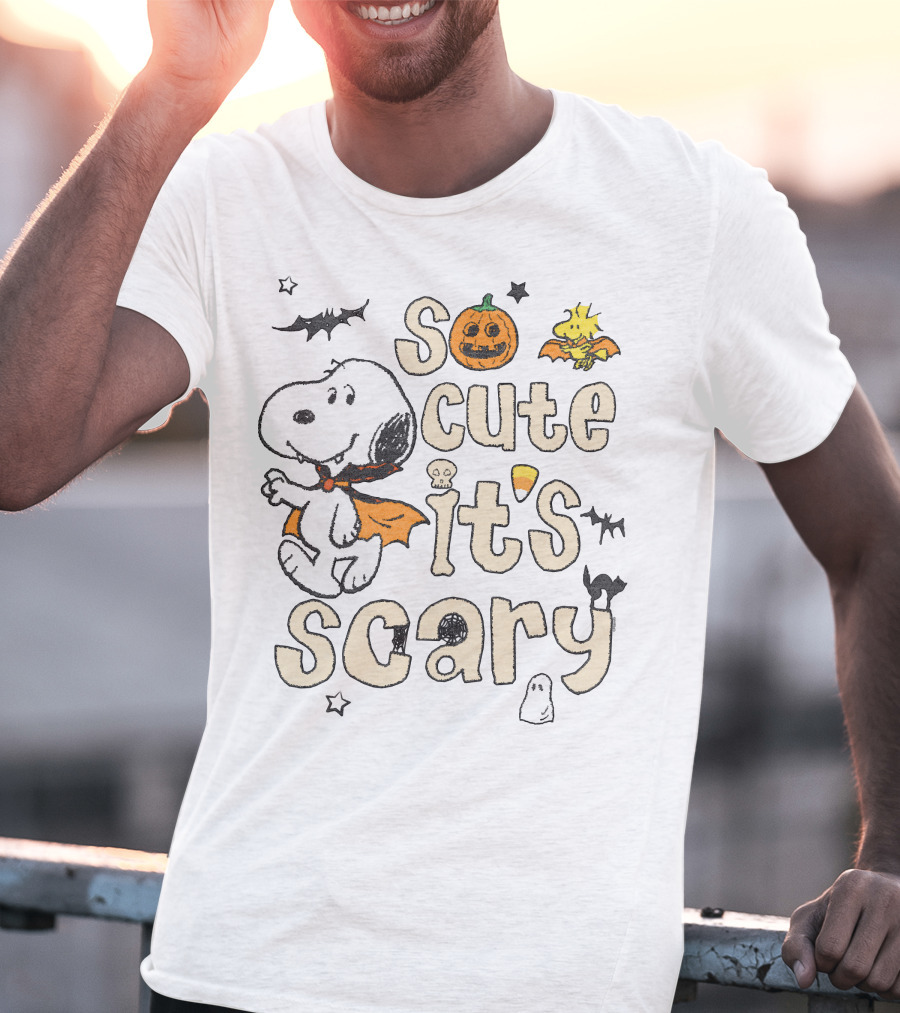 Halloween Snoopy So Cute It's Scary T-Shirt
