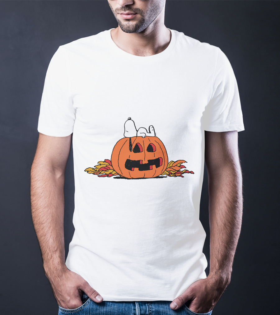 Snoopy Halloween Pumpkin Lantern T-Shirt