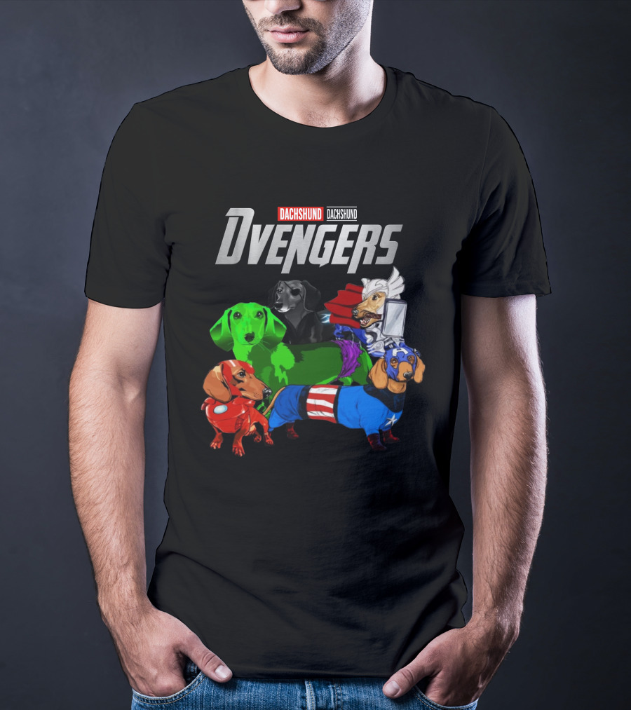 Dachshund Dachshund DVengers T-Shirt