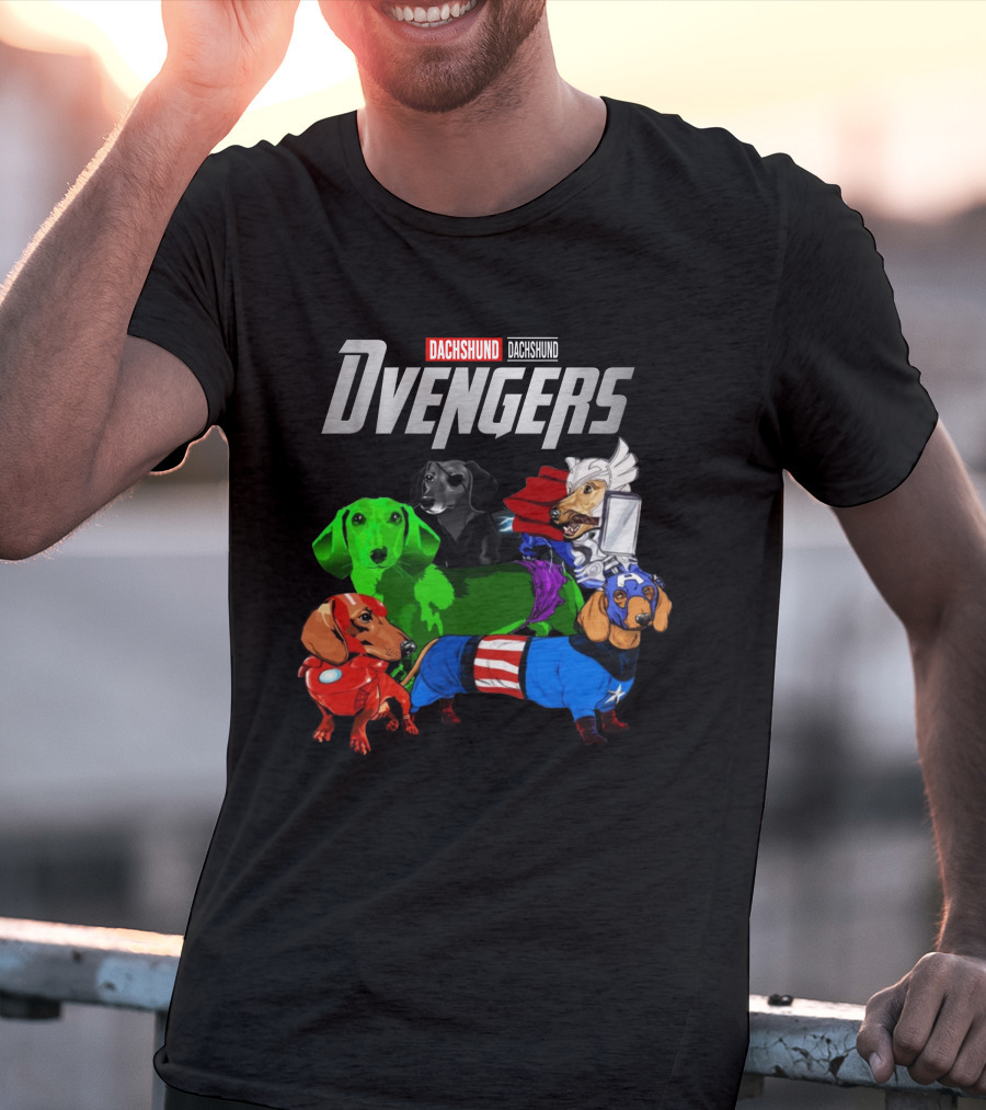 Dachshund Dachshund DVengers T-Shirt