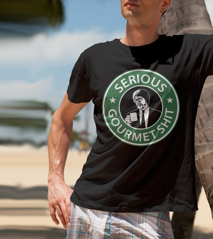 Serious Gourmet Shit Coffee Mug Pulp Fiction T-Shirt