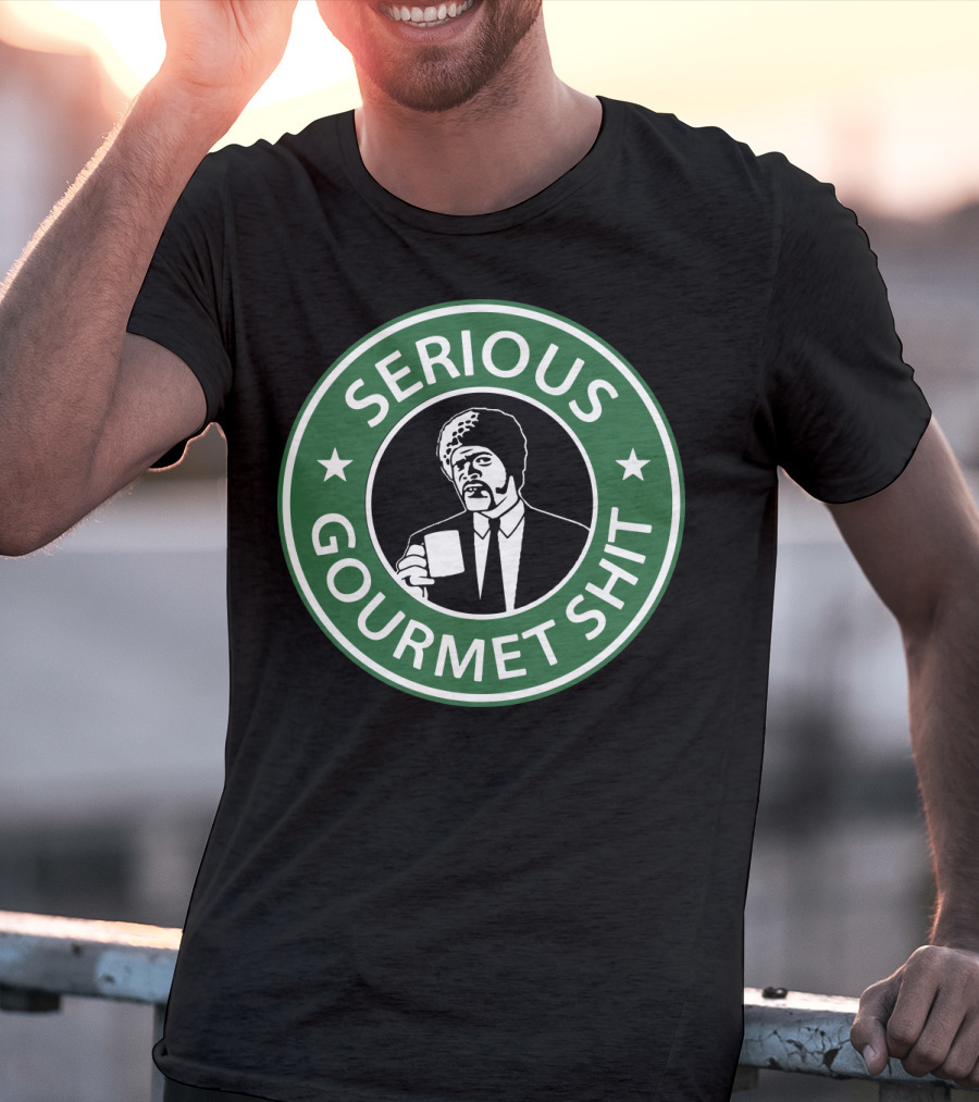 Serious Gourmet Shit Coffee Mug Pulp Fiction T-Shirt