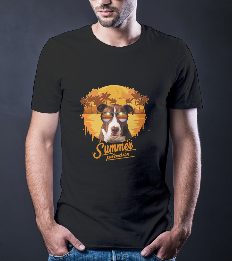 Summer Paradise Dogs T-Shirt