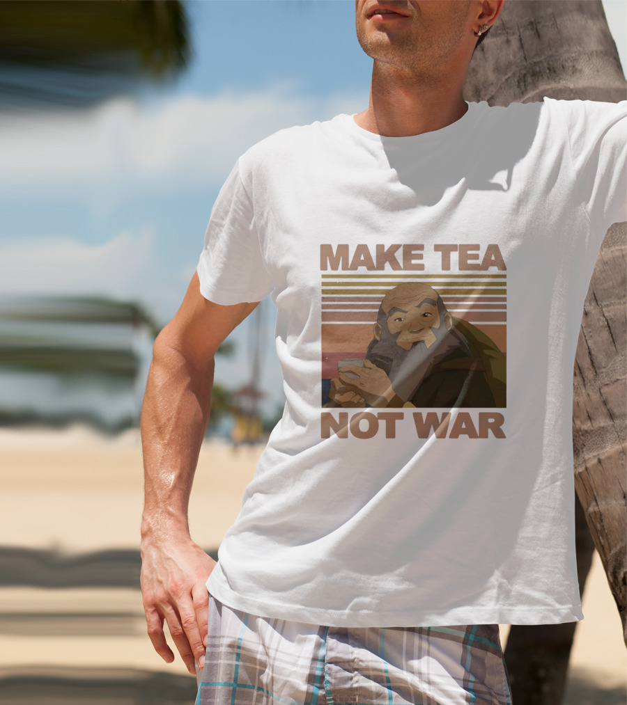 Uncle Iroh Make Tea Not War Retro T-Shirt
