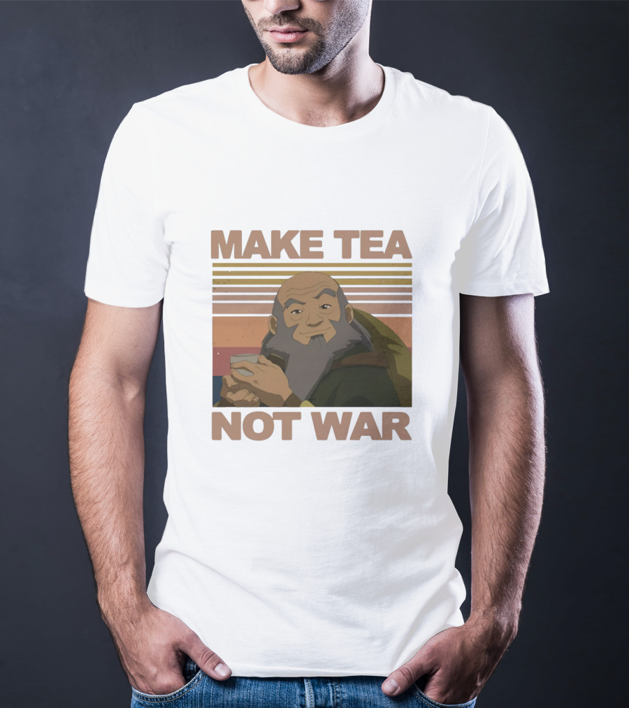 Uncle Iroh Make Tea Not War Retro T-Shirt