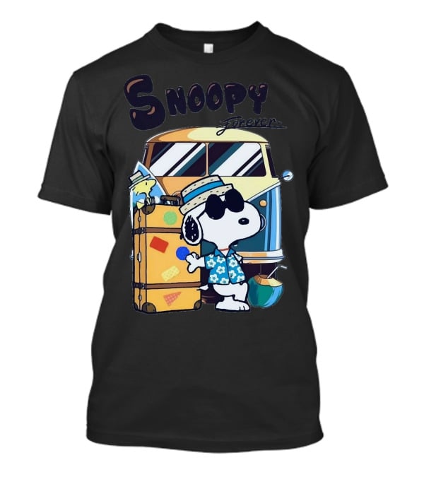Snoopy Forever Vintage Travel Adventure T-Shirt
