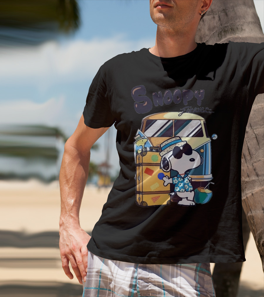 Snoopy Forever Vintage Travel Adventure T-Shirt