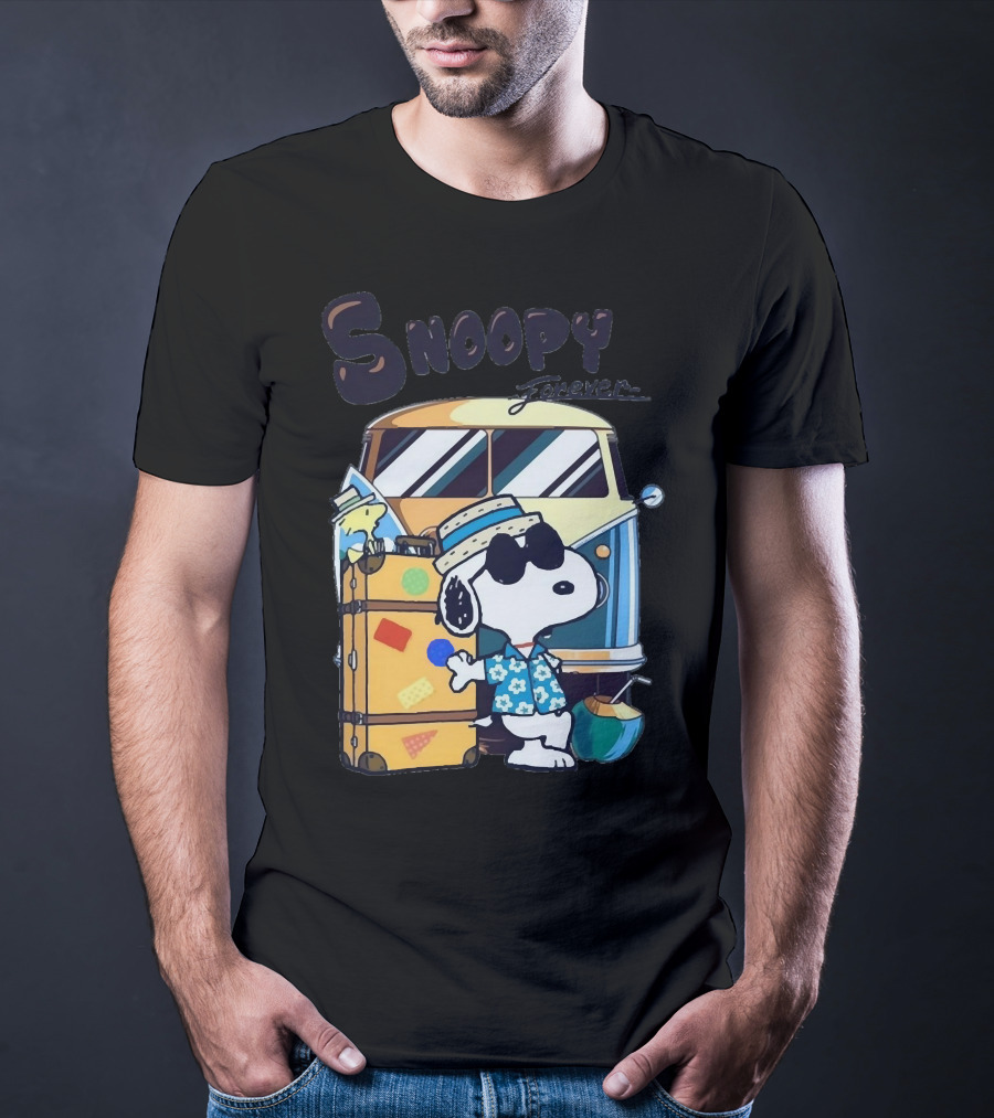 Snoopy Forever Vintage Travel Adventure T-Shirt