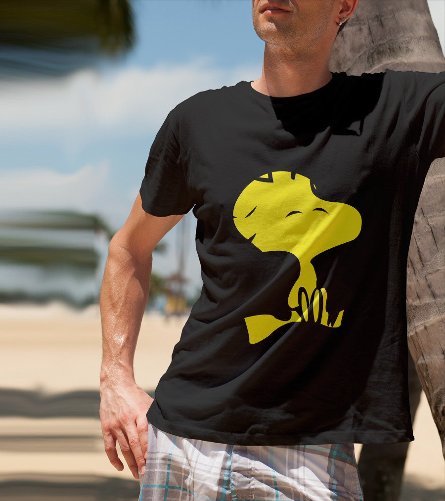 Woodstock Peanuts Cartoon Character Yellow Bird T-Shirt