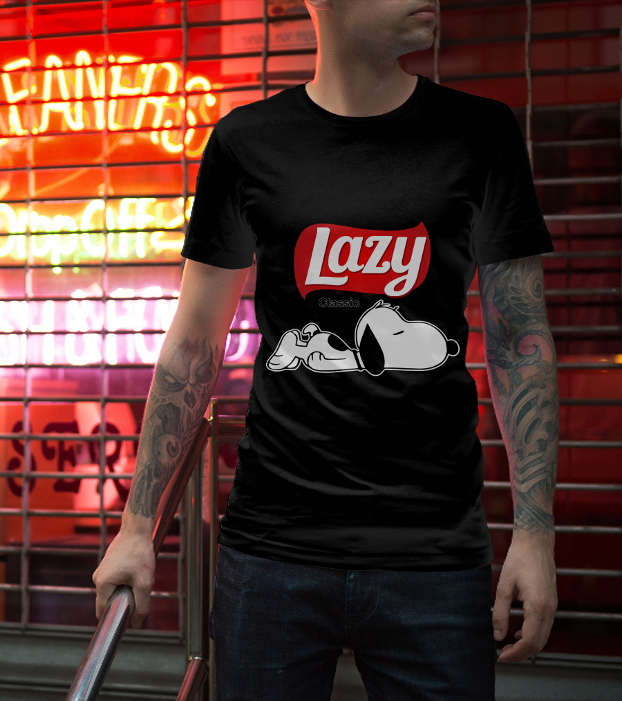 Lazy Classic Snoopy T-Shirt