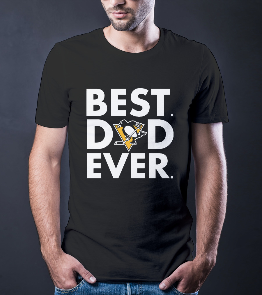 Best Dad Ever Pittsburgh Penguins T-Shirt