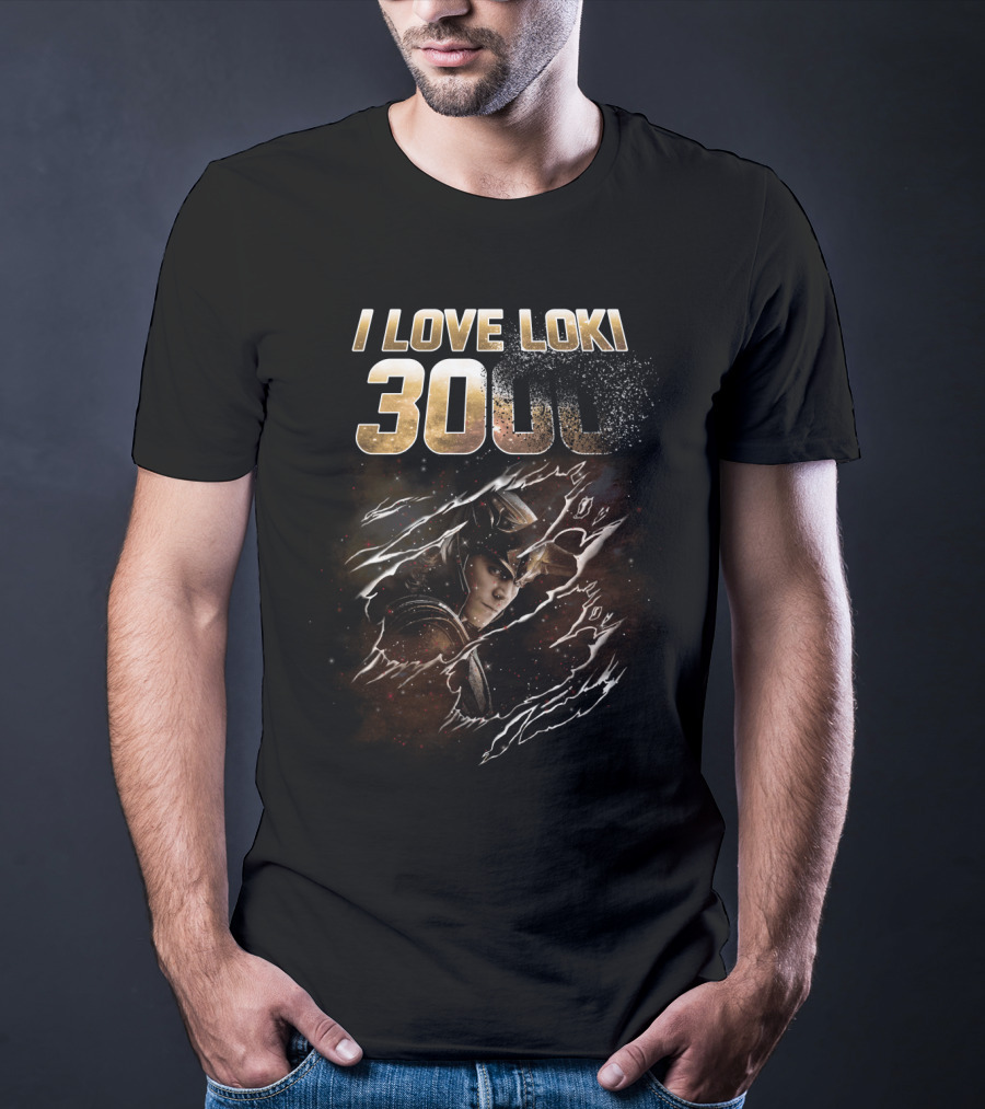 I Love Loki 3000 Marvel Norse God Mischief Fan T-Shirt
