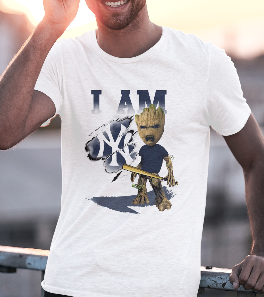 I Am New York Yankees Groot T-Shirt