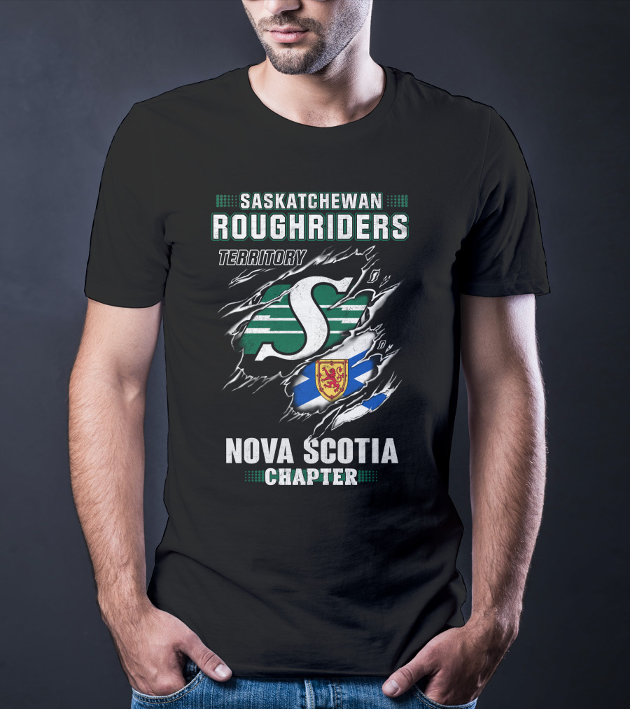 Saskatchewan Roughriders Territory Nova Scotia Chapter T-Shirt